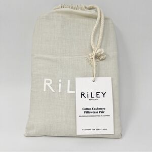 Riley King Cotton Cashmere Pillowcase Pair